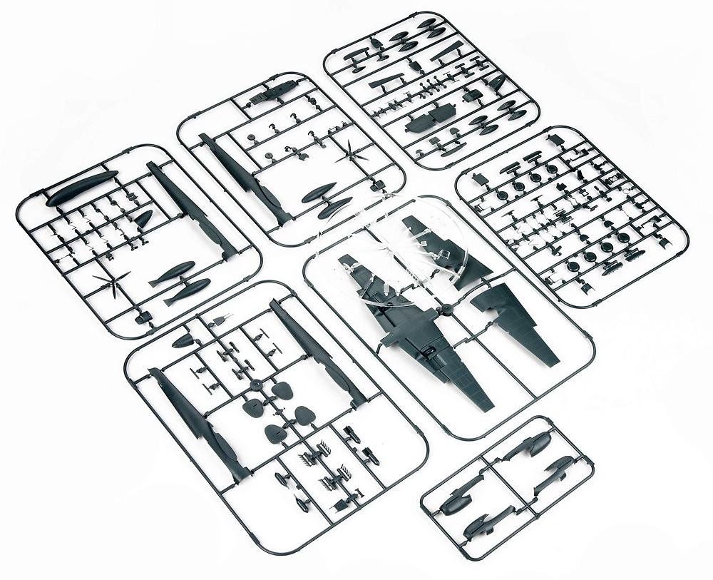 メッサーシュミット Bf110E プラモデル (エデュアルド 1/72 ウィークエンド エディション No.7464) 商品画像_2