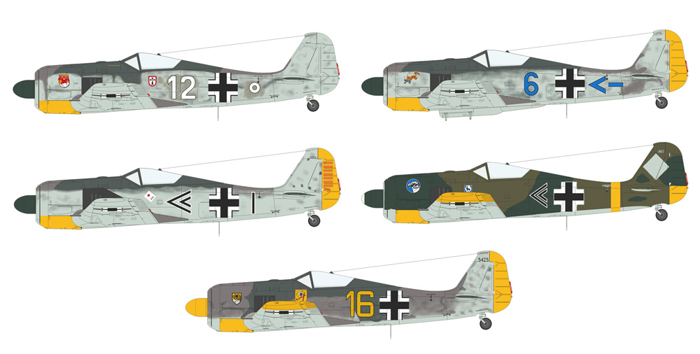 フォッケウルフ Fw190A-3 軽武装型 プラモデル (エデュアルド 1/48 プロフィパック No.82141) 商品画像_4