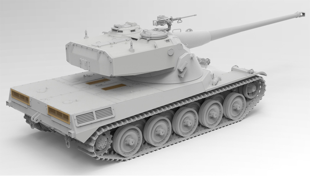 AMX-50(B) フランス重戦車 プラモデル (アミュージングホビー 1/35 ミリタリー No.35A049) 商品画像_4