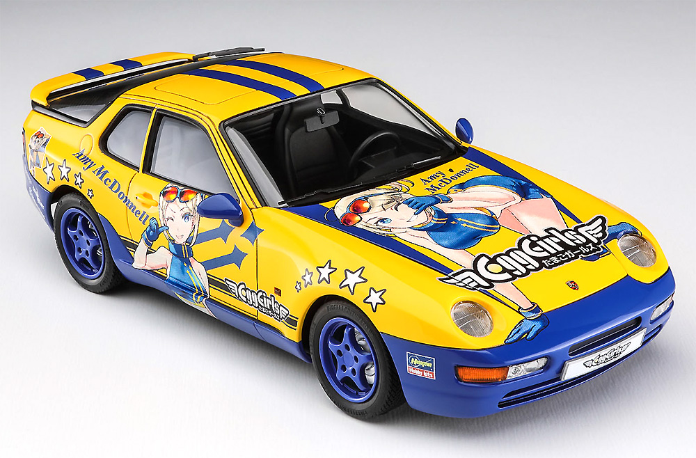 ポルシェ 968 たまごガールズ エイミー マクドネル プラモデル (ハセガワ 1/24 自動車 限定生産 No.SP538) 商品画像_2