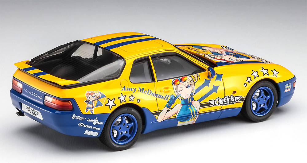 ポルシェ 968 たまごガールズ エイミー マクドネル プラモデル (ハセガワ 1/24 自動車 限定生産 No.SP538) 商品画像_3