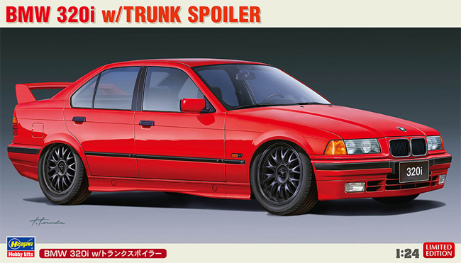 BMW 320i w/トランクスポイラー プラモデル (ハセガワ 1/24 自動車 限定生産 No.20592) 商品画像