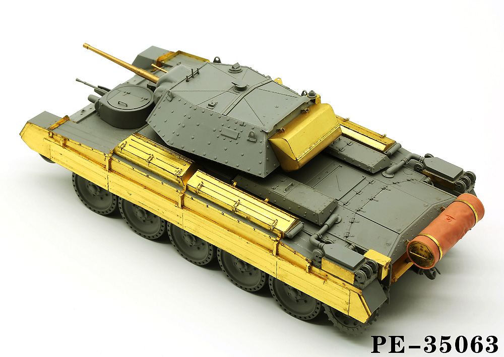 イギリス 巡航戦車 クルセーダー Mk.2用 グレードアップセット (ボーダーモデル BT015用) エッチング (YAN MODEL 1/35 ディテールアップパーツ No.PE-35063) 商品画像_3