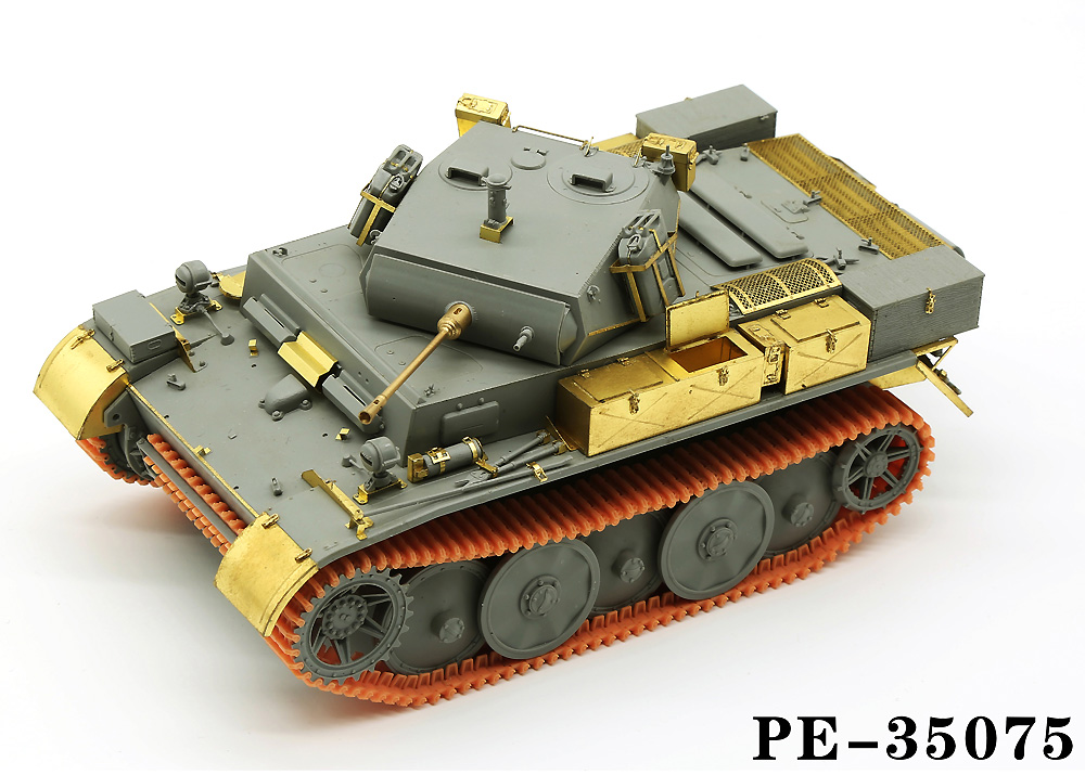 ドイツ 2号戦車L型 ルクス 後期型用 グレードアップセット (ボーダーモデル BT018用) エッチング (YAN MODEL 1/35 ディテールアップパーツ No.PE-35075S) 商品画像_2