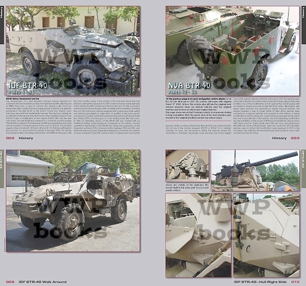 BTR-40 装甲兵員輸送車 イン・ディテール 本 (WWP BOOKS Red Special museum line No.R087) 商品画像_1