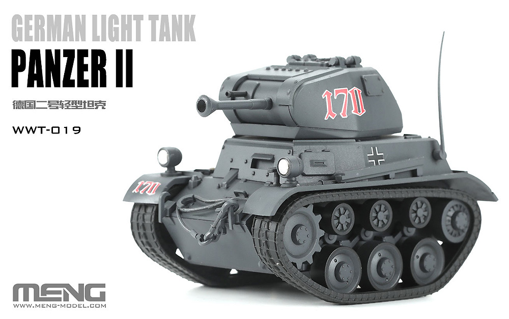 ドイツ 2号軽戦車 プラモデル (MENG-MODEL WORLD WAR TOONS No.MWWT019) 商品画像_2