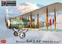 KPモデル 1/72 エアクラフト プラモデル サルムソン Sal.2A2 米陸軍航空部