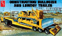 建設ブルドーザー ＆ 低床トレーラー