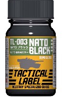 ガイアノーツ タクティカル レーベル (TACTICAL LABEL) TL-003 NATOブラック