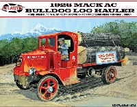 アトランティス プラスチックモデルキット 1926 マック AC ブルドッグ 丸太運搬トラック