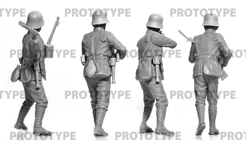 WW1 ドイツ 装甲歩兵 プラモデル (ICM 1/35 ミリタリービークル・フィギュア No.35722) 商品画像_3