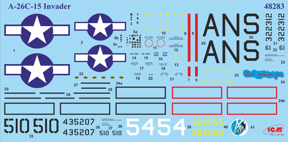 A-26C-15 インベ－ダー w/パイロット&クルー プラモデル (ICM 1/48 エアクラフト プラモデル No.48288) 商品画像_1