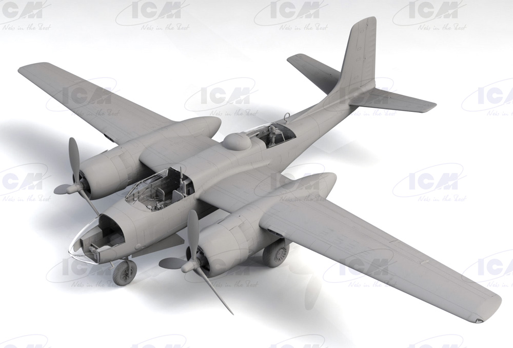 A-26C-15 インベ－ダー w/パイロット&クルー プラモデル (ICM 1/48 エアクラフト プラモデル No.48288) 商品画像_2