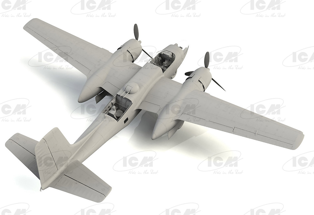 A-26C-15 インベ－ダー w/パイロット&クルー プラモデル (ICM 1/48 エアクラフト プラモデル No.48288) 商品画像_3