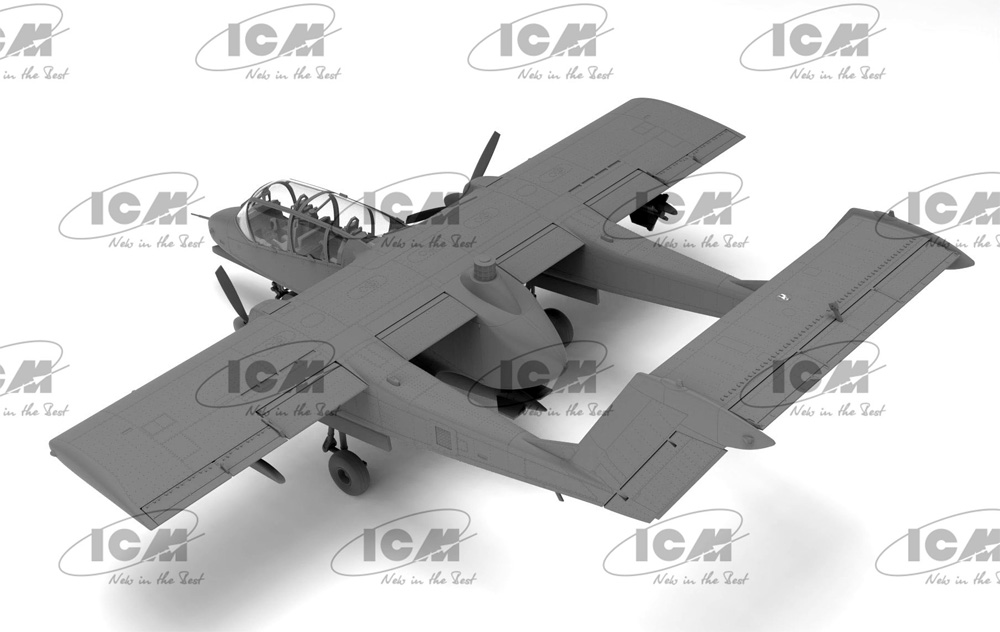砂漠の嵐作戦 OV-10A & OV-10D+ ブロンコ 1991 プラモデル (ICM 1/48 エアクラフト プラモデル No.48302) 商品画像_4