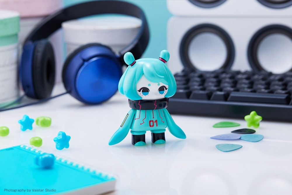 海洋探査ロボット デンシタコ 3号 初音ミクカラーVer. 完成品 (コトブキヤ 日ノ元重工 No.AF005) 商品画像_1