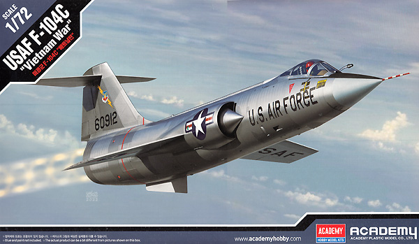 USAF F-104C スターファイター ベトナム戦争 プラモデル (アカデミー 1/72 Aircrafts No.12576) 商品画像