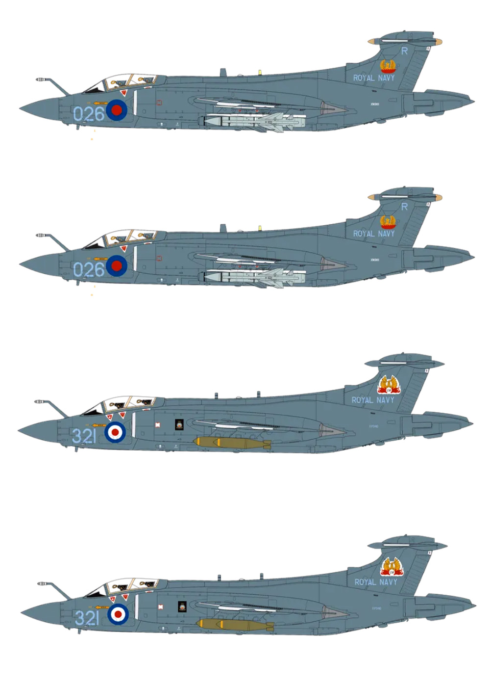 ブラックバーン バッカニア S.2C/D プラモデル (エアフィックス 1/48 ミリタリーエアクラフト No.A12012) 商品画像_1