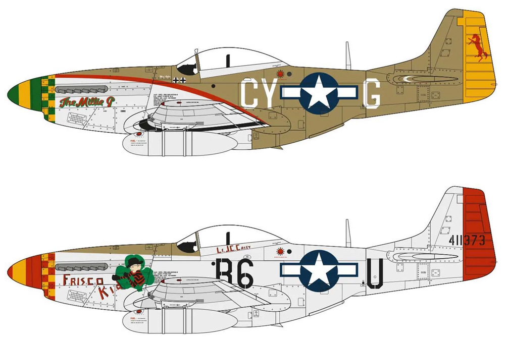 ノースアメリカン P-51D マスタング プラモデル (エアフィックス 1/48 ミリタリーエアクラフト No.A05131A) 商品画像_1