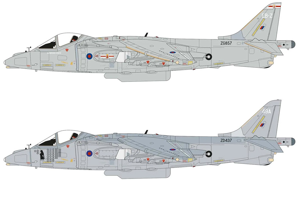 Bae ハリアー GR7A/GR9 プラモデル (エアフィックス 1/72 ミリタリーエアクラフト No.A04050A) 商品画像_1