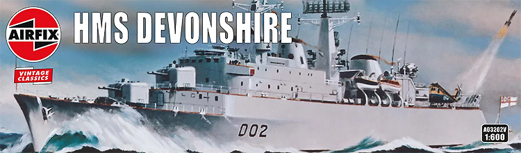 HMS デヴォンシャー プラモデル (エアフィックス Launches ＆ Ships No.A03202V) 商品画像