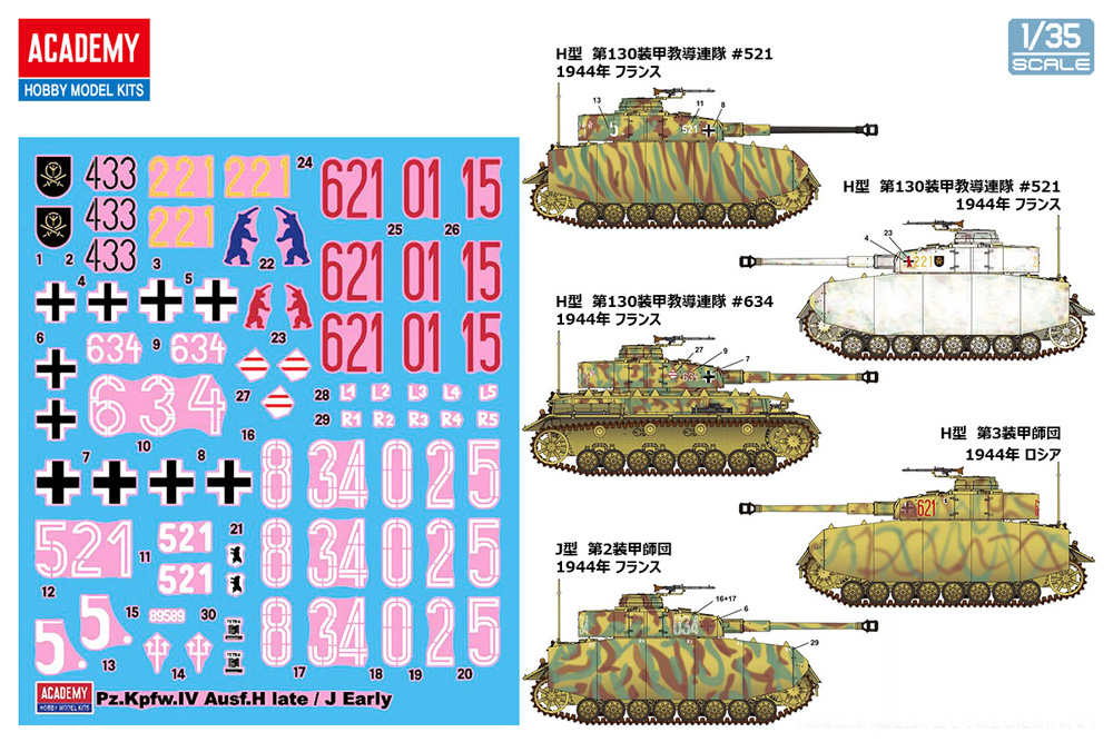 ドイツ 4号戦車H型 後期型 プラモデル (アカデミー 1/35 Armors No.13528) 商品画像_1