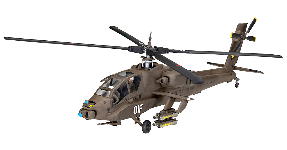 AH-64A アパッチ プラモデル (レベル 1/72 Aircraft No.03824) 商品画像_2