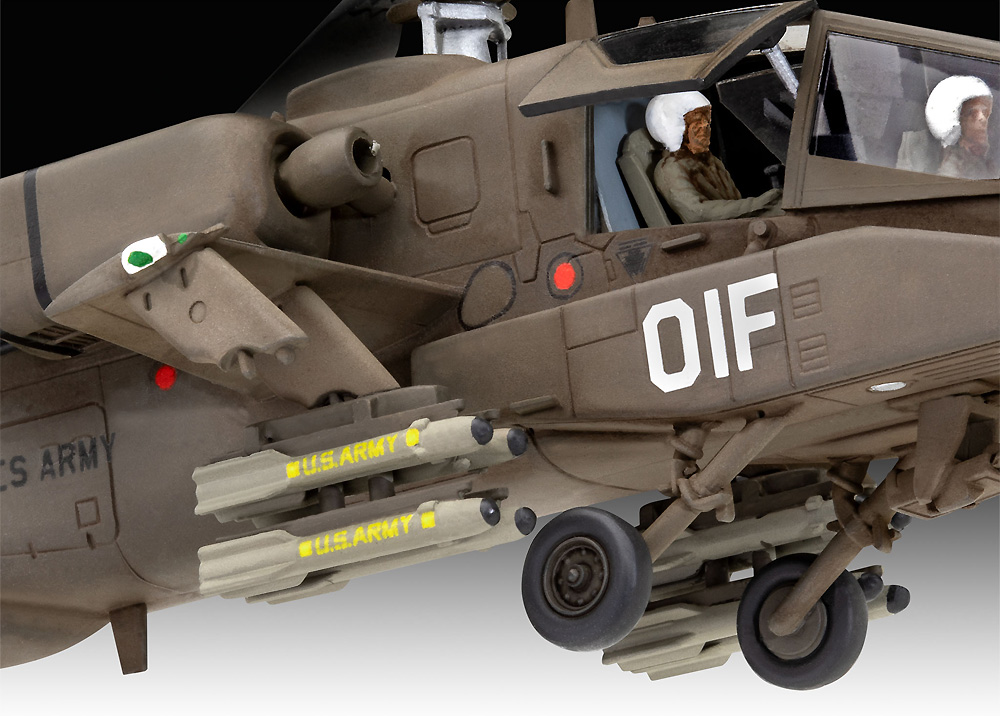 AH-64A アパッチ プラモデル (レベル 1/72 Aircraft No.03824) 商品画像_3