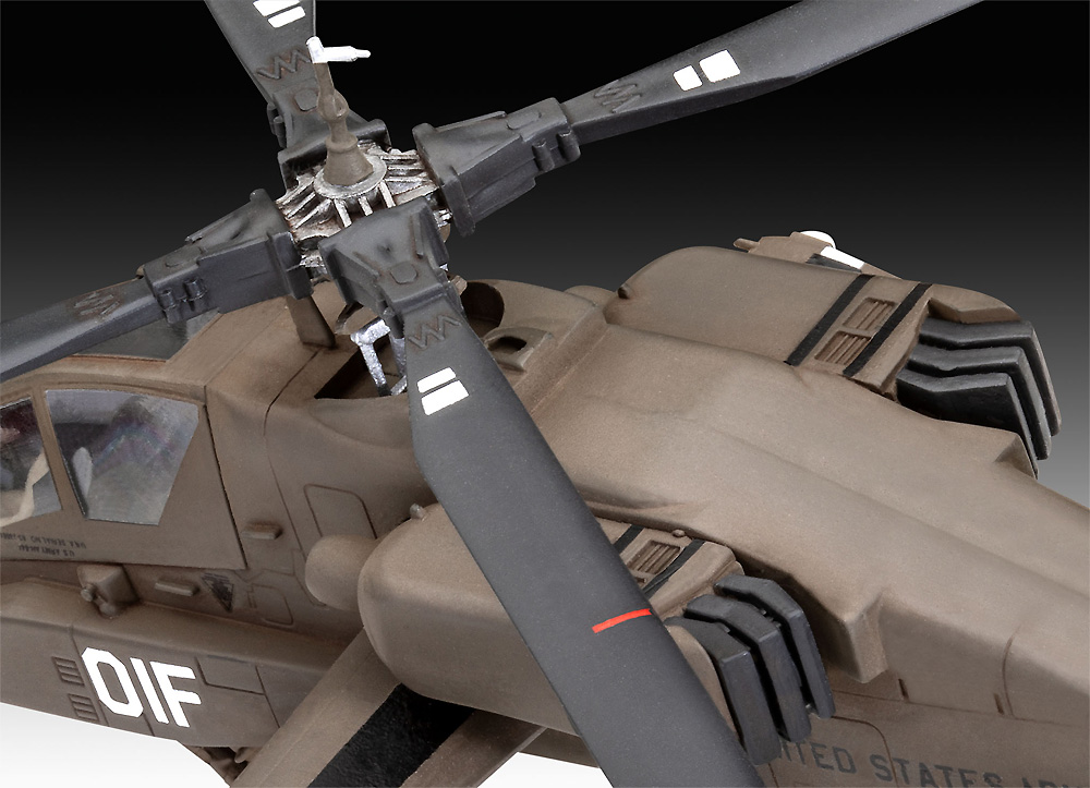 AH-64A アパッチ プラモデル (レベル 1/72 Aircraft No.03824) 商品画像_4