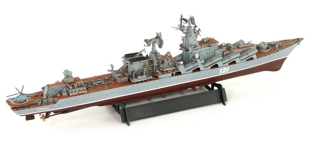 ロシア海軍 スラヴァ級ミサイル巡洋艦 モスクワ  (ピットロード 1/700 スカイウェーブ M シリーズ No.M053) 商品画像_3