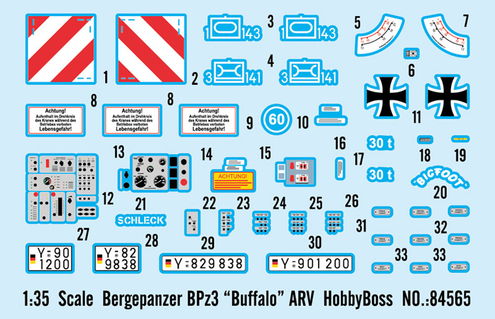 ドイツ陸軍 BPz3 バッファロー 戦車回収車 プラモデル (ホビーボス 1/35 ファイティングビークル シリーズ No.84565) 商品画像_1