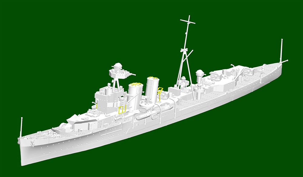 イギリス海軍 軽巡洋艦 HMS カルカッタ プラモデル (トランペッター 1/700 艦船シリーズ No.06741) 商品画像_3