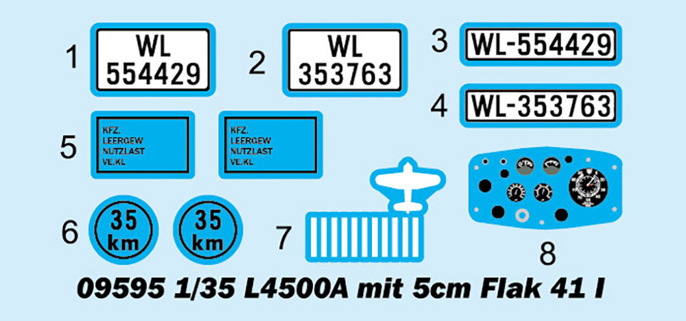 ドイツ軍 L4500A 自走対空砲 / 5cm Flak41/1 プラモデル (トランペッター 1/35 AFVシリーズ No.09595) 商品画像_1