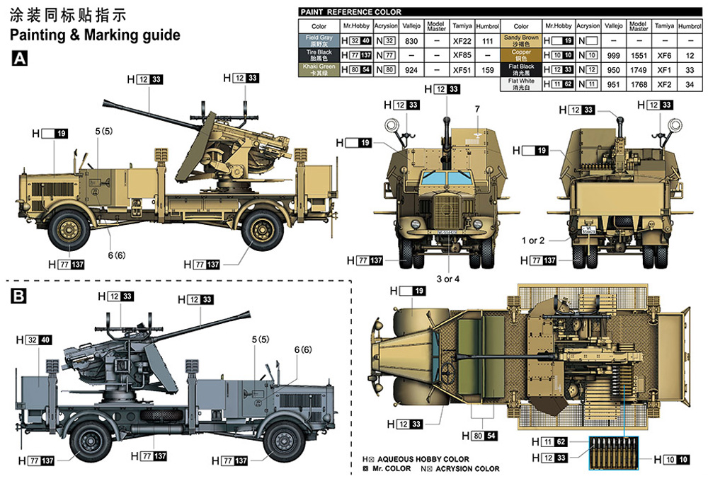 ドイツ軍 L4500A 自走対空砲 / 5cm Flak41/1 プラモデル (トランペッター 1/35 AFVシリーズ No.09595) 商品画像_2