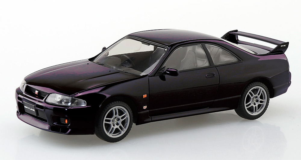 ニッサン R33 スカイライン GT-R ミッドナイトパープル プラモデル (アオシマ ザ・スナップキット No.015-A) 商品画像_2