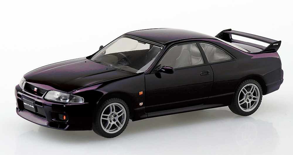 ニッサン R33 スカイライン GT-R ミッドナイトパープル プラモデル (アオシマ ザ・スナップキット No.015-A) 商品画像_2