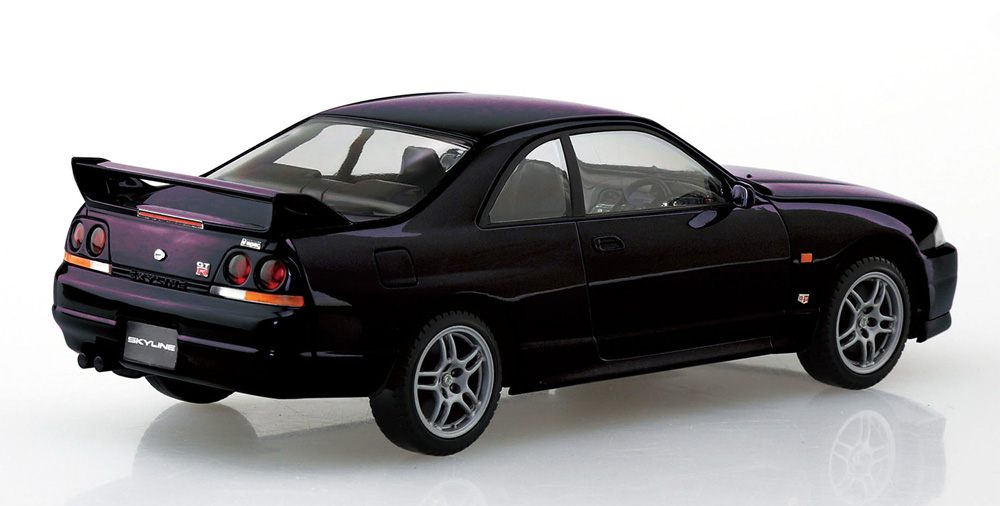 ニッサン R33 スカイライン GT-R ミッドナイトパープル プラモデル (アオシマ ザ・スナップキット No.015-A) 商品画像_3