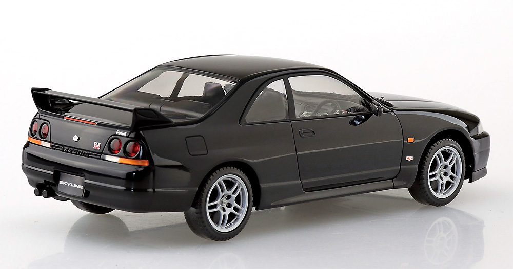 ニッサン R33 スカイライン GT-R ブラック プラモデル (アオシマ ザ・スナップキット No.015-B) 商品画像_3