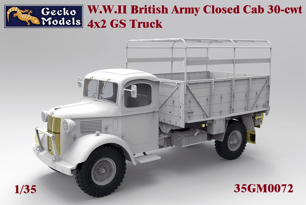 イギリス陸軍 30-cwt 4×2 GSトラック クロースドキャブタイプ プラモデル (ゲッコーモデル 1/35 ミリタリー No.35GM0072) 商品画像_1