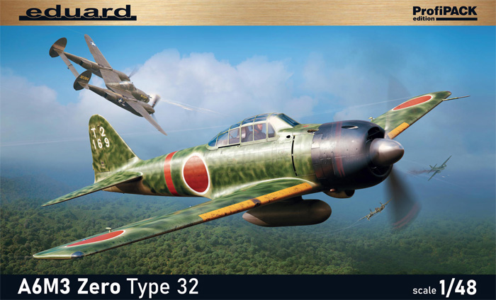 A6M3 零式艦上戦闘機 32型 プラモデル (エデュアルド 1/48 プロフィパック No.82213) 商品画像