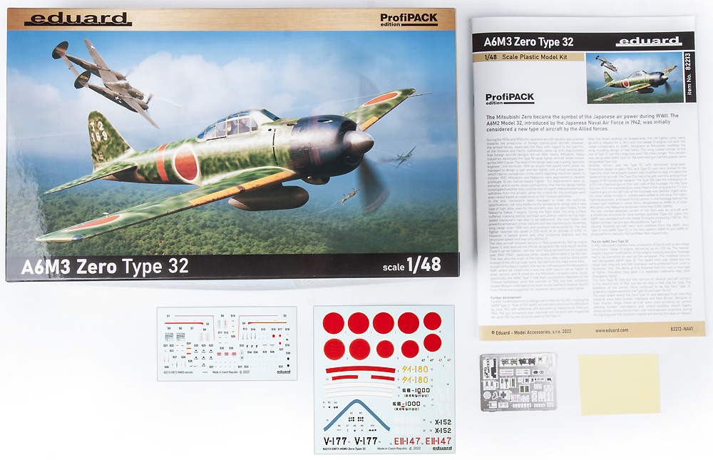 A6M3 零式艦上戦闘機 32型 プラモデル (エデュアルド 1/48 プロフィパック No.82213) 商品画像_1