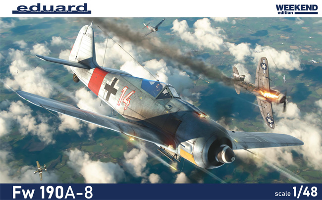 フォッケウルフ Fw190A-8 プラモデル (エデュアルド 1/48 ウィークエンド エディション No.84116) 商品画像