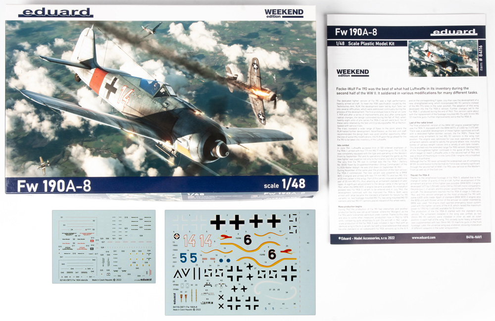 フォッケウルフ Fw190A-8 プラモデル (エデュアルド 1/48 ウィークエンド エディション No.84116) 商品画像_1