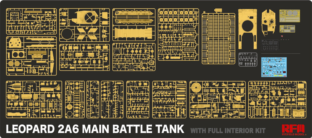 レオパルト 2A6 w/フルインテリア プラモデル (ライ フィールド モデル 1/35 Military Miniature Series No.5066) 商品画像_1