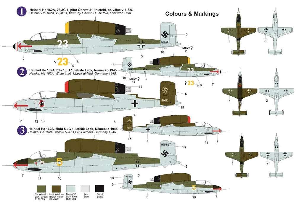 ハインケル He162A-2 サラマンダー プラモデル (AZ model 1/72 エアクラフト プラモデル No.AZ7821) 商品画像_1