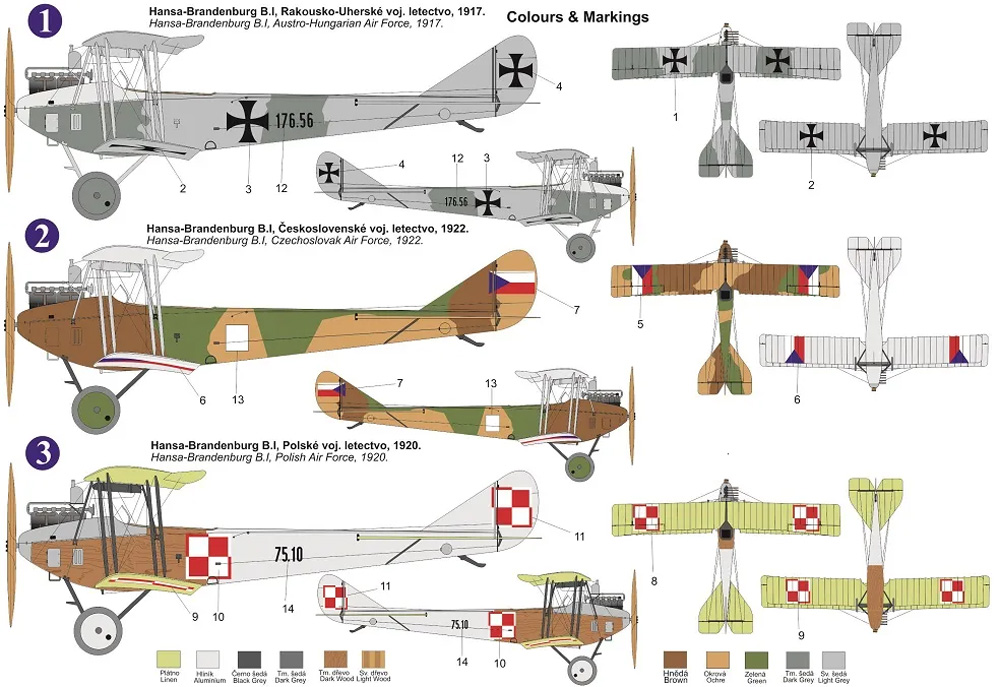 ハンザ ブランデンブルク B.1 プラモデル (AZ model 1/72 エアクラフト プラモデル No.AZ7830) 商品画像_1