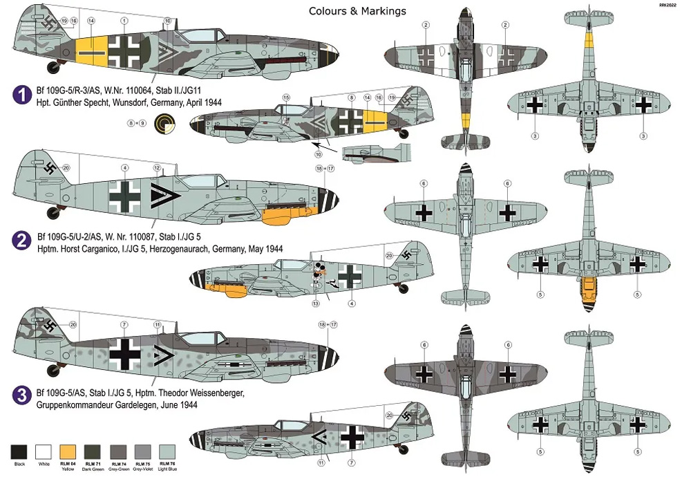 メッサーシュミット Bf109G-5AS プラモデル (AZ model 1/72 エアクラフト プラモデル No.AZ7832) 商品画像_1
