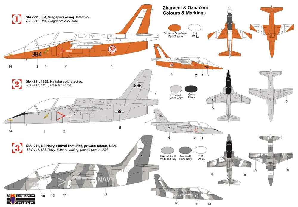 SIAI S-211 海外仕様 プラモデル (KPモデル 1/72 エアクラフト プラモデル No.KPM0347) 商品画像_1