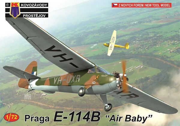 プラガ E-114B エアベイビー プラモデル (KPモデル 1/72 エアクラフト プラモデル No.KPM0351) 商品画像