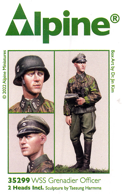 WW2 ドイツ 武装親衛隊 擲弾兵士官 レジン (アルパイン 1/35 フィギュア No.AM35299) 商品画像